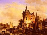 Famous Canal Paintings - Along the Canal
